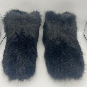 UGG Amary Faux Fur Slipper Black